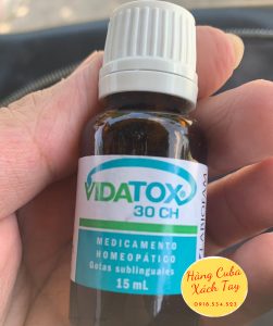 Vidatox 30ch 15ml xanh nội địa Cuba